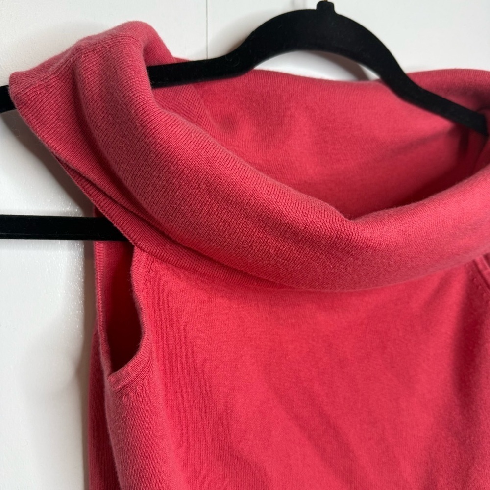 J Mclaughlin Off Shoulder Top Cotton and Silk Pink Raspberry small - Picture 2 of 6